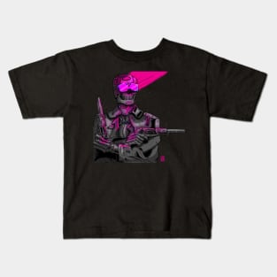 Gunman Skull Kids T-Shirt